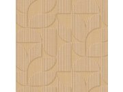 Béžová vliesová geometrická retro tapeta na zeď, 333600, Revive, Eijffinger Tapety Yara - Eijffinger