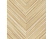 Béžová geometrická vliesová tapeta na zeď, rybí kost, 340161, Gilded, Eijffinger