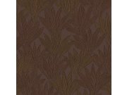 Hnědá vliesová tapeta s listy, 340155, Gilded, Eijffinger