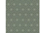 Zelená vliesová květinová tapeta na zeď, 340145, Gilded, Eijffinger