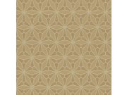 Zlato-hnědá vliesová květinová tapeta na zeď, 340142, Gilded, Eijffinger