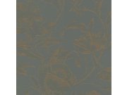 Modro-zelená vliesová květinová tapeta na zeď, 340134, Gilded, Eijffinger