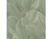 Zelená vliesová tapeta na zeď, listy, 340125, Gilded, Eijffinger Tapety Yara - Eijffinger