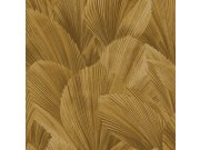 Zlato-hnědá vliesová tapeta na zeď, listy, 340124, Gilded, Eijffinger