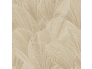 Krémová vliesová tapeta na zeď, listy, 340120, Gilded, Eijffinger Tapety Yara - Eijffinger