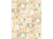 Vliesový panel na zeď s okny 323106, 2,12x2,8m, Explore, Eijffinger