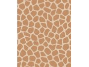 Okrová vliesová tapeta na zeď, imitace žirafí kůže, 323034, Explore, Eijffinger