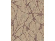 Luxusní bronzová vliesová tapeta s výrazným metalickým vzorem, 56825, Aurum II, Limonta