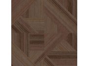 Terakotová vliesová geometrická tapeta na zeď, 43848, Terra, Cristiana Masi by Parato