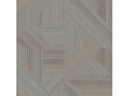 Šedo-hnědá vliesová geometrická tapeta na zeď, 43846, Terra, Cristiana Masi by Parato