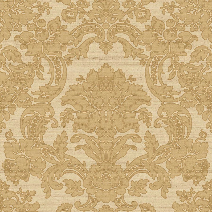 Zlato-okrová vliesová zámecká tapeta na zeď, 33342, Tradizioni, Cristiana Masi by Parato - Vliesové tapety