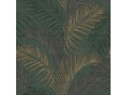 Luxusní zelená vliesová tapeta s palmovými listy, 33317, Tradizioni, Cristiana Masi by Parato