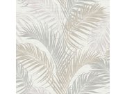 Luxusní krémová vliesová tapeta s palmovými listy, 33311, Tradizioni, Cristiana Masi by Parato