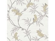 Krémová vliesová tapeta s rozkvetlými větvičkami, 33301, Tradizioni, Cristiana Masi by Parato