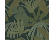 Zelená vliesová tapeta s listy, 333500, Festival, Eijffinger Tapety Yara - Eijffinger