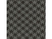 Šedo-černá vliesová tapeta na zeď, kohoutí stopa, 26449, Thai, Cristiana Masi by Parato