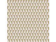 Béžovo-bílá vliesová tapeta na zeď, geometrický vzor, 30178, Energie, Cristiana Masi by Parato