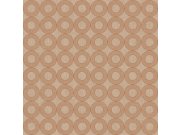 Světle hnědá vliesová tapeta na zeď s kruhy, 30168, Energie, Cristiana Masi by Parato