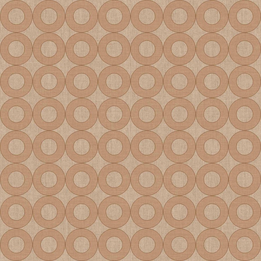 Světle hnědá vliesová tapeta na zeď s kruhy, 30168, Energie, Cristiana Masi by Parato Světle hnědá vliesová tapeta na zeď s kruhy, 30168, Energie, Cristiana Masi by Parato