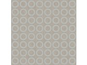 Šedá vliesová tapeta na zeď s kruhy, 30167, Energie, Cristiana Masi by Parato