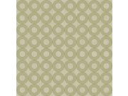 Zelená vliesová tapeta na zeď s kruhy, 30165, Energie, Cristiana Masi by Parato