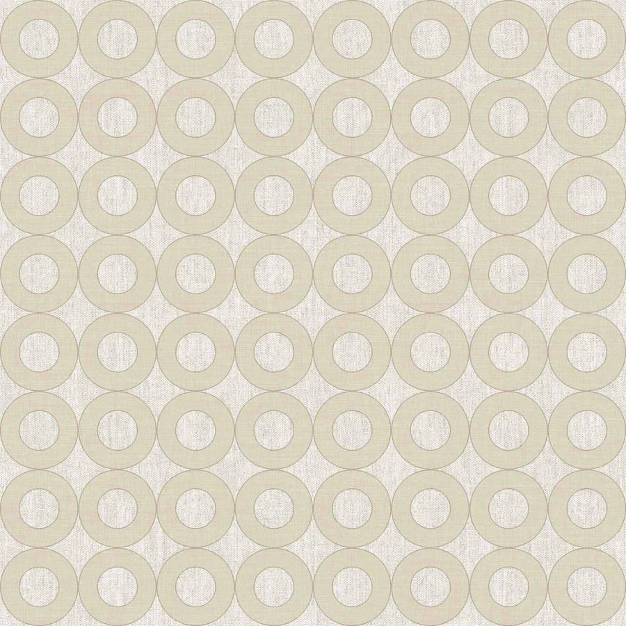 Béžová vliesová tapeta na zeď s kruhy, 30161, Energie, Cristiana Masi by Parato - Vliesové tapety