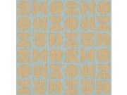 Mentolová vliesová tapeta na zeď, geometrický vzor, 30156, Energie, Cristiana Masi by Parato