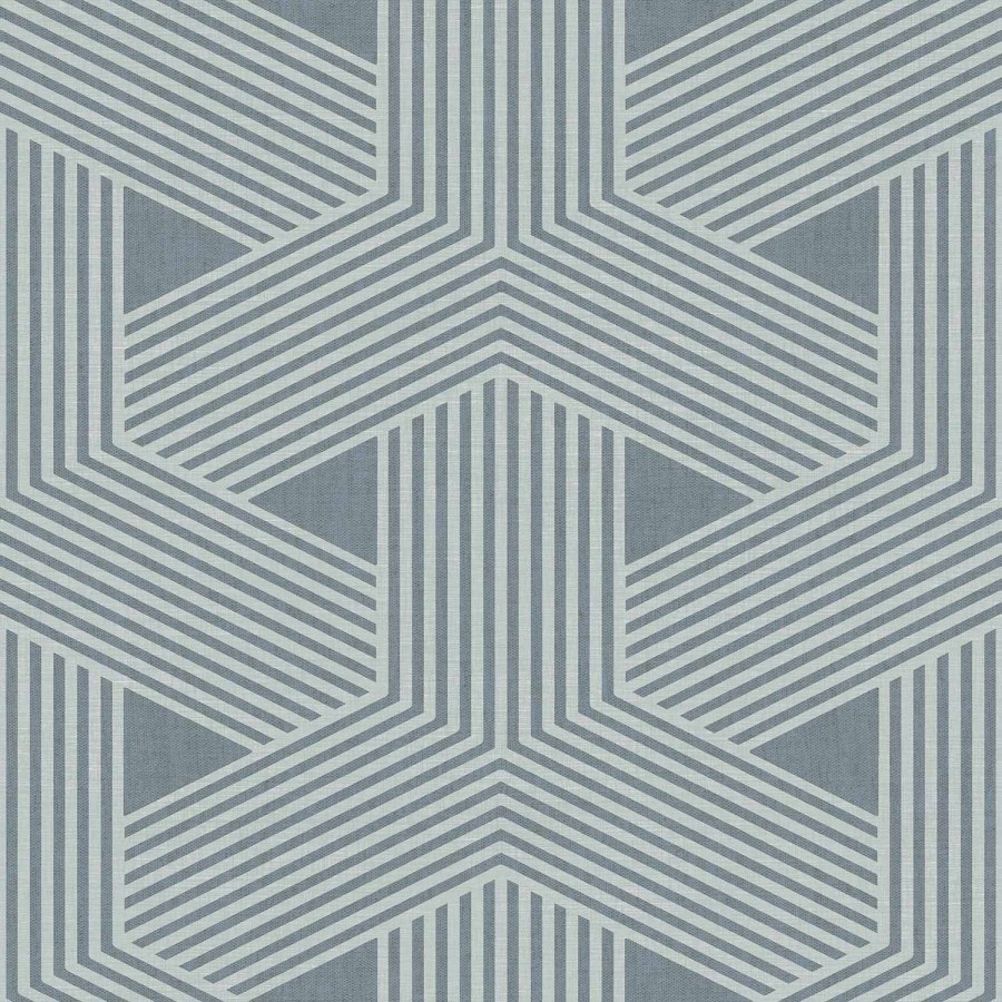 Modrá vliesová tapeta na zeď, geometrický vzor, 30133, Energie, Cristiana Masi by Parato - Vliesové tapety