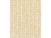 Luxusní béžová geometrická vliesová tapeta na zeď, 58702, Aurum II, Limonta