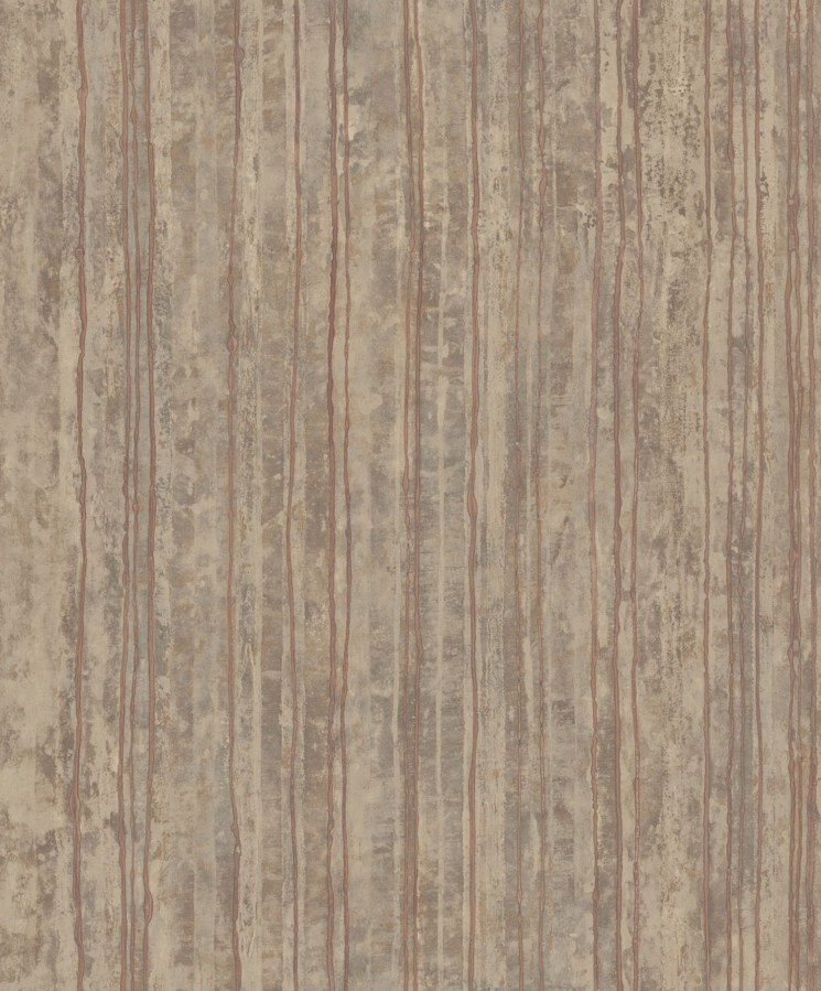 Luxusní bronzová vliesová tapeta na zeď s pruhy, 57725, Aurum II, Limonta - Vliesové tapety