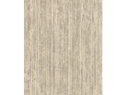 Luxusní šedo-béžová vliesová tapeta na zeď s pruhy, 57723, Aurum II, Limonta