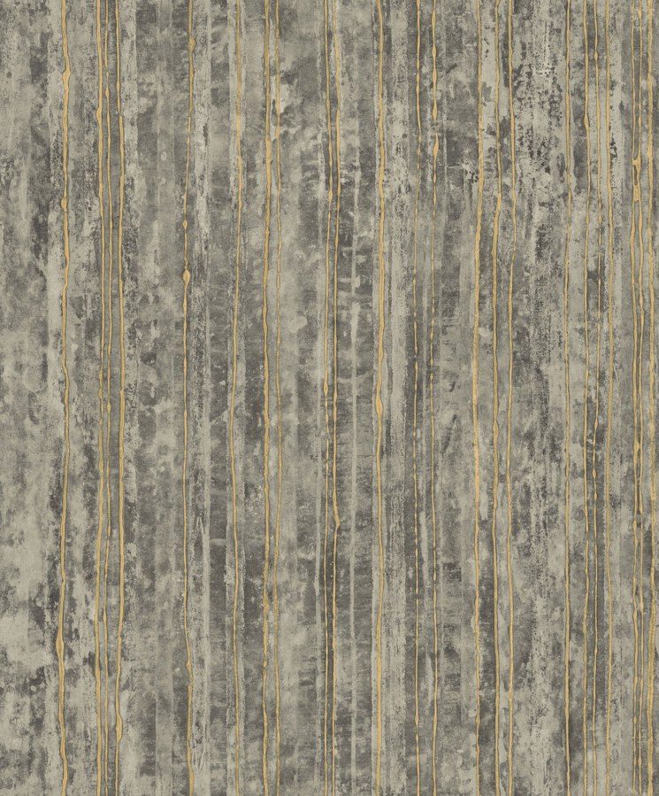 Luxusní šedá vliesová tapeta na zeď s pruhy, 57707, Aurum II, Limonta - Vliesové tapety