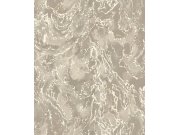 Luxusní béžovo-šedá metalická vliesová tapeta na zeď s hrubou strukturou, 57323, Aurum II, Limonta