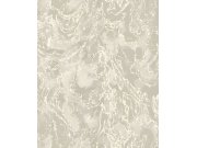 Luxusní stříbrno-béžová metalická vliesová tapeta na zeď s hrubou strukturou, 57317, Aurum II, Limonta