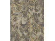 Luxusní šedá metalická vliesová tapeta na zeď s hrubou strukturou, 57307, Aurum II, Limonta