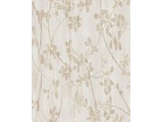 Béžová vliesová tapeta na zeď, větvičky, listy, 333400, Emerald, Eijffinger Tapety Yara - Eijffinger