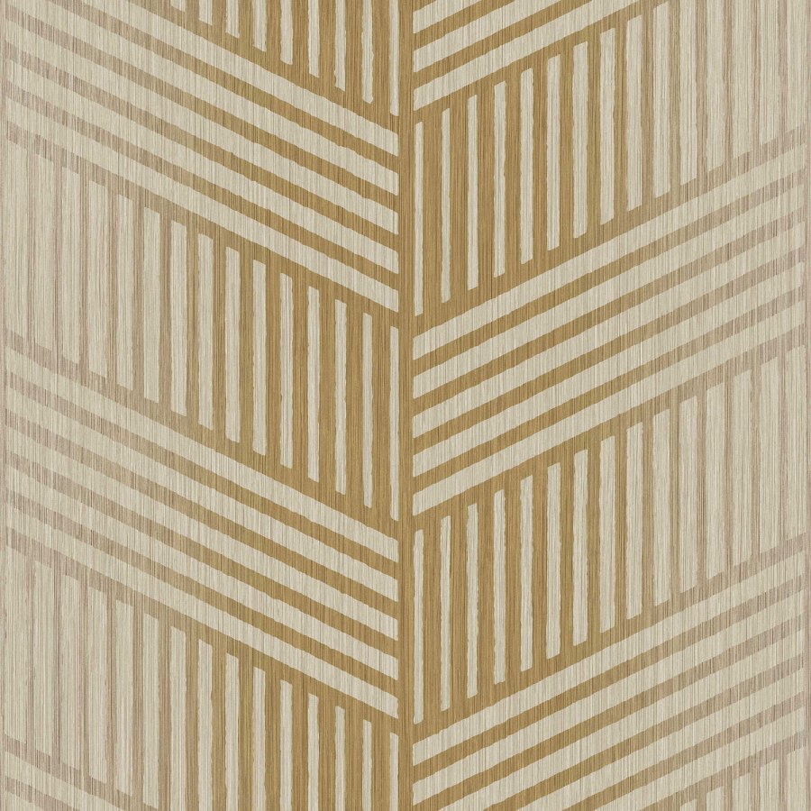 Zlato-béžová vliesová tapeta na zeď, geometrický vzor, 24483, Textum, Cristiana Masi by Parato - Vliesové tapety