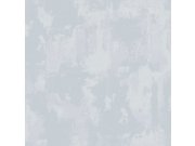 Bledě modrá vliesová tapeta na zeď, imitace stěrky, 12396, Fiori Country, Parato