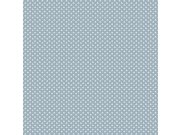 Modrá vliesová tapeta na zeď s bílými lístky, 12363, Fiori Country, Parato Tapety Yara - Parato by Cristiana Masi