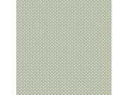 Zelená vliesová tapeta na zeď s bílými lístky, 12361, Fiori Country, Parato Tapety Yara - Parato by Cristiana Masi