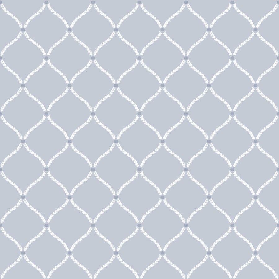 Tapety Yara - Tapety dle materiálu - Vliesové tapety - Bledě modrá vliesová tapeta na zeď s bílými ornamenty, 12356, Fiori Country, Parato Bledě modrá vliesová tapeta na zeď s bílými ornamenty, 12356, Fiori Country, Parato - Vliesové tapety