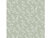 Zelená vliesová květinová tapeta na zeď, 12355, Fiori Country, Parato Tapety Yara - Parato by Cristiana Masi