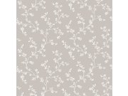 Šedá vliesová květinová tapeta na zeď, 12351, Fiori Country, Parato Tapety Yara - Parato by Cristiana Masi