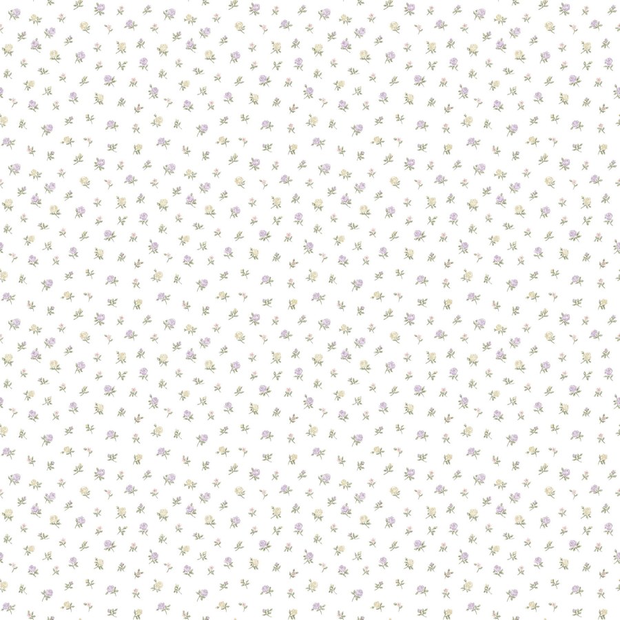 Bílá vliesová květinová tapeta na zeď, 12335, Fiori Country, Parato