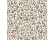 Bílá vliesová tapeta na zeď s květinovým ornamentálním vzorem, 12328, Fiori Country, Parato