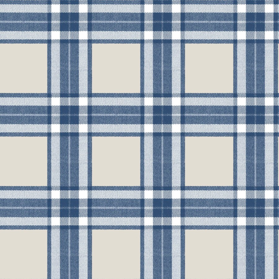 Tapety Yara - Tapety dle materiálu - Vliesové tapety - Vliesová tapeta na zeď, modrá a béžová kostka/káro, 84058, Blooming Garden, Cristiana Masi by Parato Vliesová tapeta na zeď, modrá a béžová kostka/káro, 84058, Blooming Garden, Cristiana Masi by Parato - Vliesové tapety