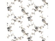 Bílá vliesová květinová tapeta na zeď, 84036, Blooming Garden, Cristiana Masi by Parato