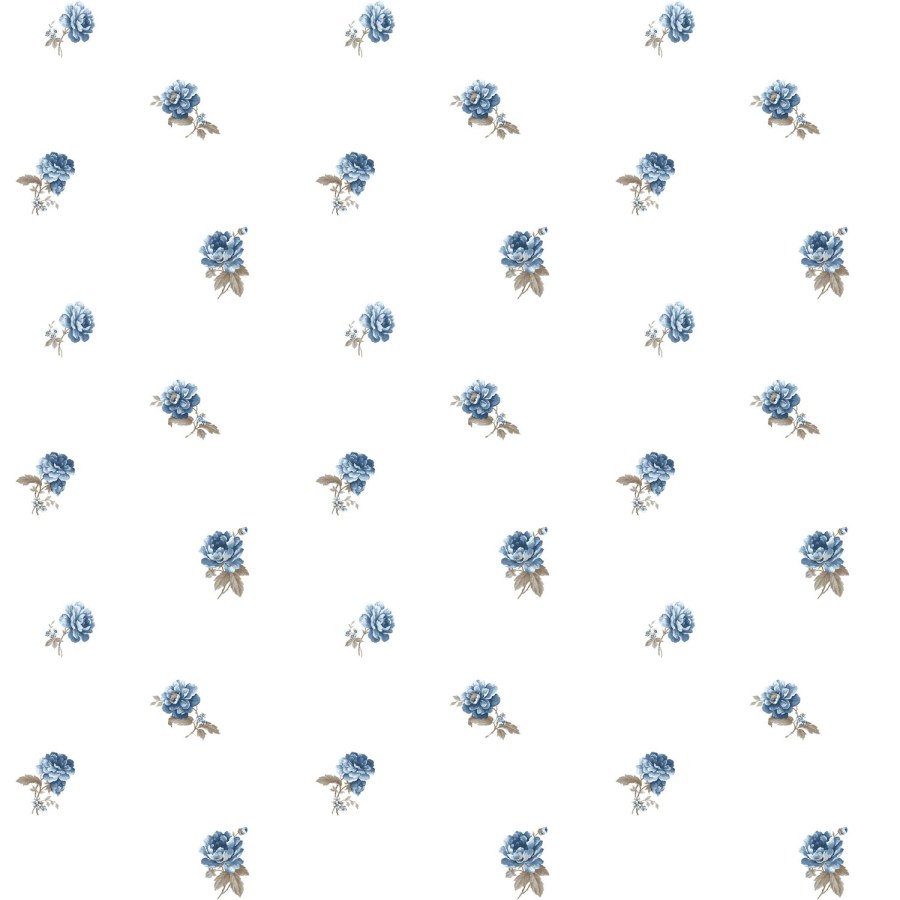 Bílá vliesová květinová tapeta na zeď, 84032, Blooming Garden, Cristiana Masi by Parato - Vliesové tapety