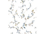 Bílá vliesová květinová tapeta na zeď, 84016, Blooming Garden, Cristiana Masi by Parato