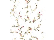 Bílá vliesová květinová tapeta na zeď, 84015, Blooming Garden, Cristiana Masi by Parato